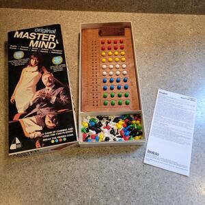 Vintage Original Master Mind Game in Box with Instructions 1972 Game of the Year